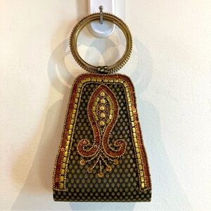 MINI Wristlet Bag Beaded and Sequin Evening Bag